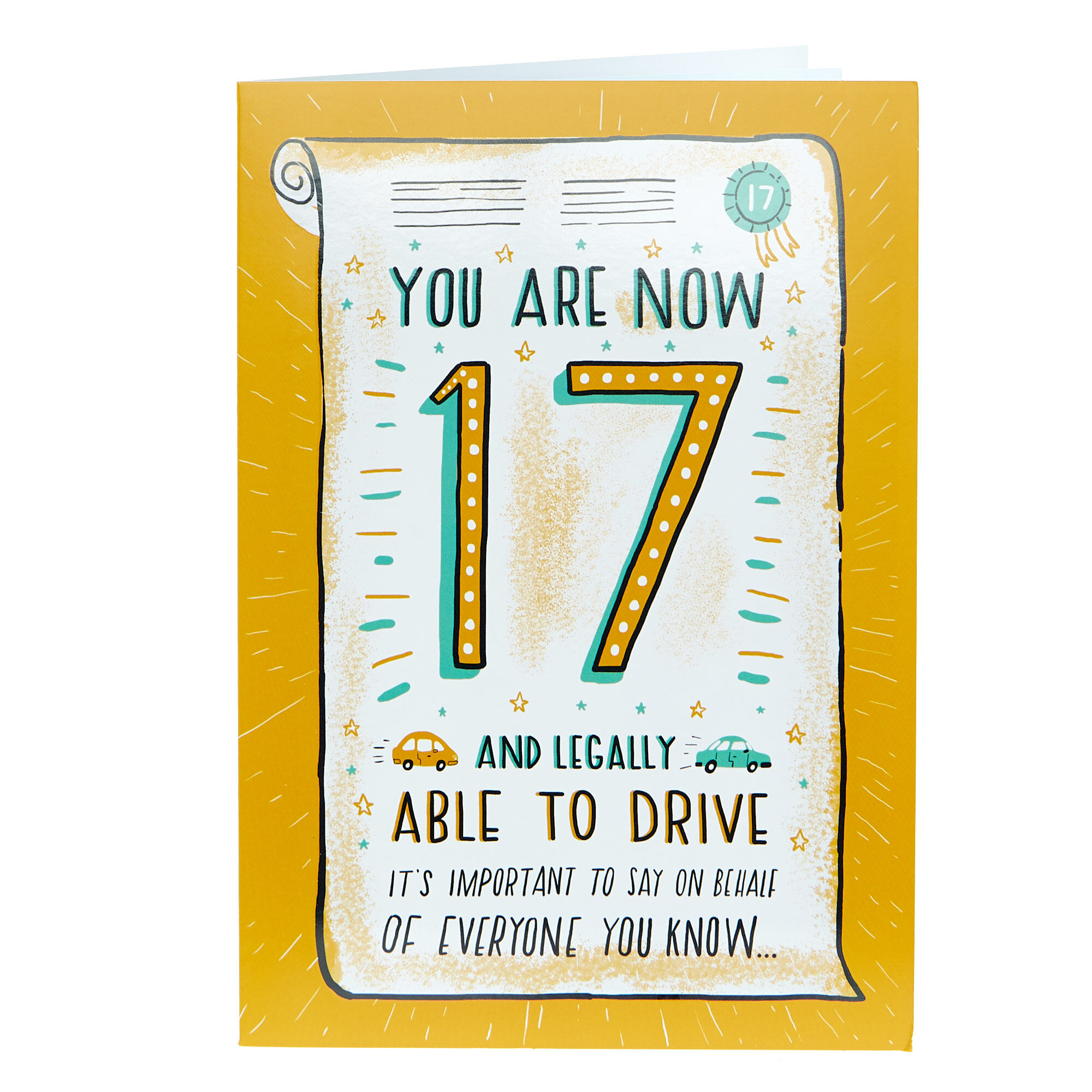 Buy 17th Birthday Card - Able to Drive for GBP 0.99